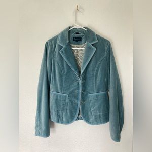 BODEN Purple and a Light Blue (SOLD) Piped Velvet Blazer